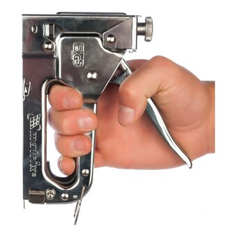  Степлер MATRIX 40902 мебельный регулируемый тип скобы 53 414мм master 