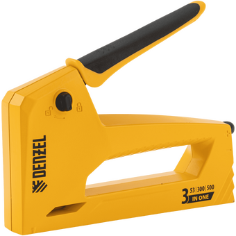  Степлер мебельный Denzel 40214 алюминиевый корпус 