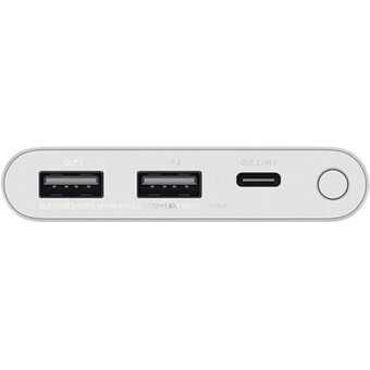  УЦ Аккумулятор внешний резервный XIAOMI 3, 22,5W PB100DZM, 10000mAh (белый) (плохая упаковка) 
