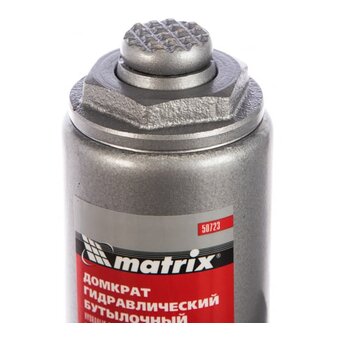  Домкрат MATRIX 50723 бутылочный 8т h подъема 230–457мм 