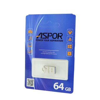  USB-флешка Aspor PK TG106 64G USB 3.0 (металл) 