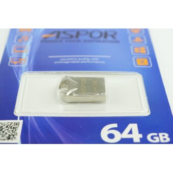  USB-флешка Aspor PK TG106 64G USB 3.0 (металл) 