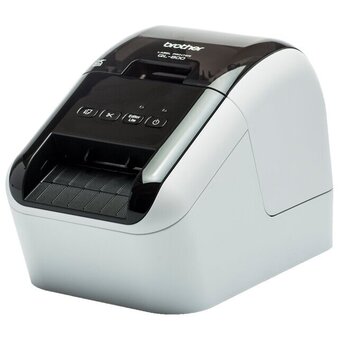  Принтер стационарный Brother QL-800 серебристый/черный QL800R1 