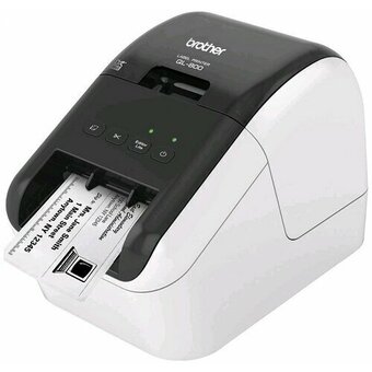  Принтер стационарный Brother QL-800 серебристый/черный QL800R1 