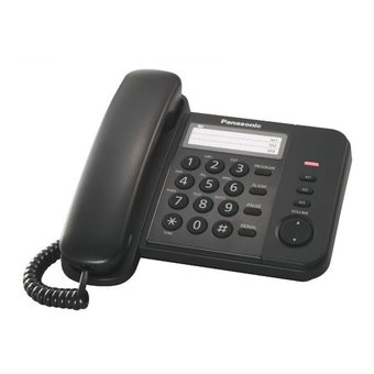  Телефон проводной Panasonic KX-TS2352RUB черный 