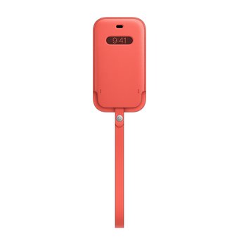  Чехол для iPhone 12 mini Leather Sleeve with MagSafe Pink Citrus 