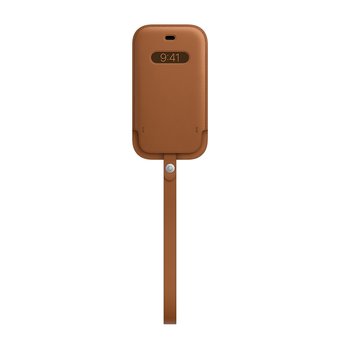  Чехол для iPhone 12 mini Leather Sleeve with MagSafe Saddle Brown 