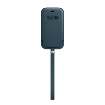  Чехол для iPhone 12 mini Leather Sleeve with MagSafe Baltic Blue 