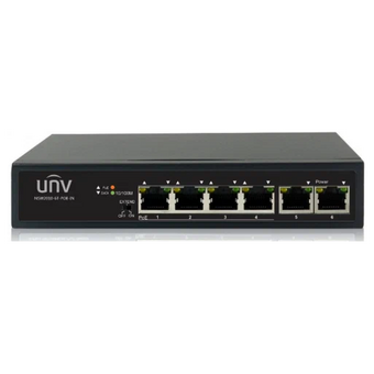  Коммутатор Uniview NSW2010-6T-POE-IN 6x100Mbps network ports (RJ45) 
