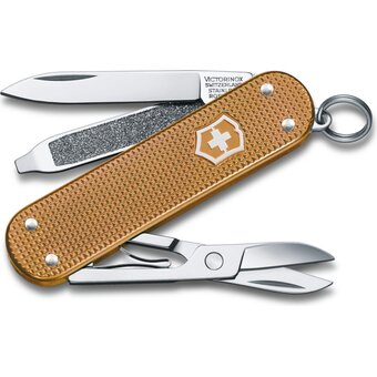  Нож перочинный Victorinox Classic Wet Sand 0.6221.255G 58мм 7функц. карт.коробка 