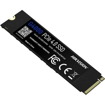  SSD Hikvision G4000 (HS-SSD-G4000/512G) 512GB M.2, NVMe 3D TLC R/W - 7050/4200 MB/s 