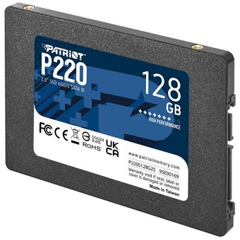  SSD Patriot P220 P220S128G25 SATA III 128Gb 2.5" 