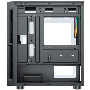  Корпус ACD Citadel 104 AH-TC4GA-0000 ATX, Black, USB3.0*1+USB2.0*2+HD audio,3*12cm F1 ARGB fans at front(Slave fans) ,1*12cm F1 ARGB fan at rear 
