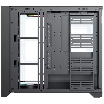  Корпус ACD Lagrange AH-TC1G0-000 ATX, Black, w/o Fans, Drive bay int 3x3,5 + 3x2,5. 2xUSB3.0+1xUSB-C, Audio I/O, Up to 14x120mm Fans, GPU up to 42 
