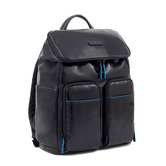 Рюкзак Piquadro Blue Square Revamp CA6104B2V/N черный кожа 