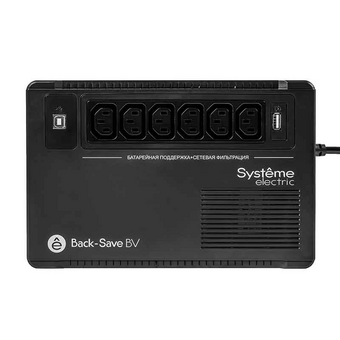  ИБП Systeme Electriс BV BVSE800I 480Вт 800ВА черный 