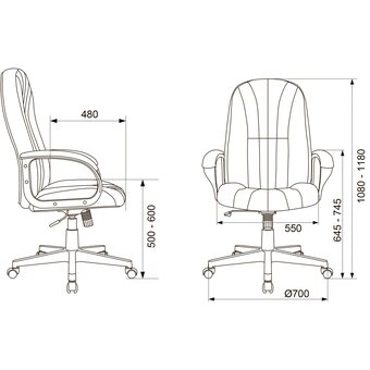  Кресло Бюрократ 38-402 T-898 (T-898/402-Beige) бежевый 