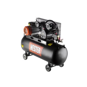 Компрессор WESTER WBK2200/100Pro ременной привод, поршневой масляный 