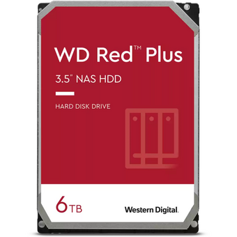  HDD WDC Red Plus WD60EFPX SATA 6TB 6GB/S 256MB 