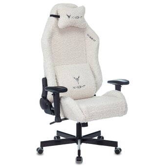  Кресло Knight T1 Milk экомех молочный 