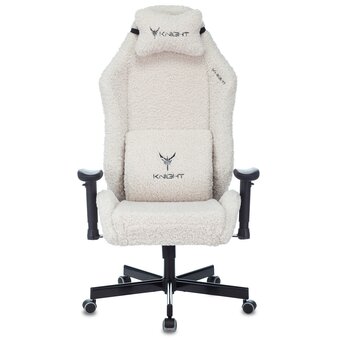  Кресло Knight T1 Milk экомех молочный 