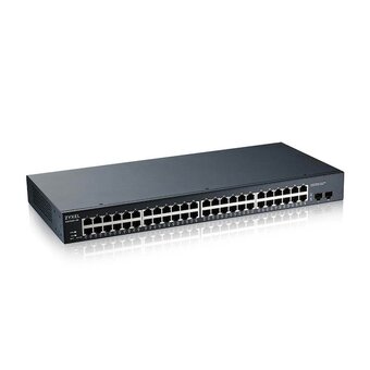  Коммутатор Zyxel GS1900-48 v2 (GS1900-48-EU0102F) 48G 2SFP 