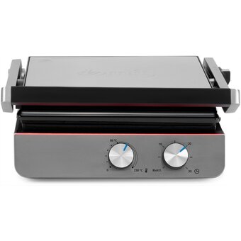  Электрогриль Domfy Metal DSM-EG502 черный/серебристый 