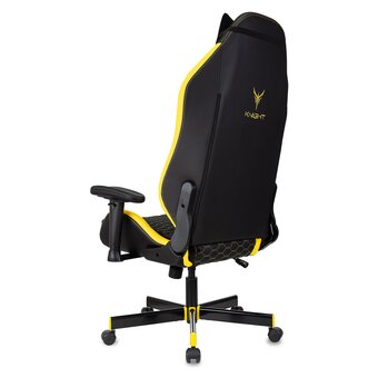  Кресло Knight Neon Yellow эко.кожа черный/желтый 
