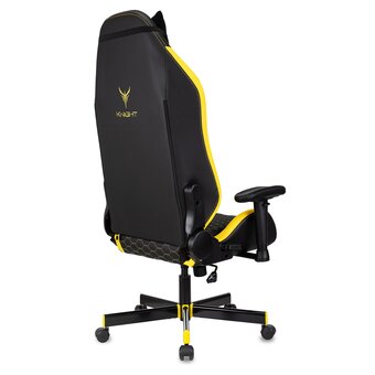  Кресло Knight Neon Yellow эко.кожа черный/желтый 