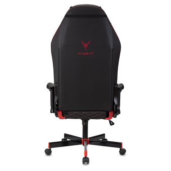  Кресло Knight Neon Red эко.кожа черный/красный 