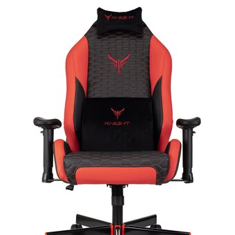  Кресло Knight Neon Red эко.кожа черный/красный 