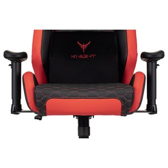  Кресло Knight Neon Red эко.кожа черный/красный 