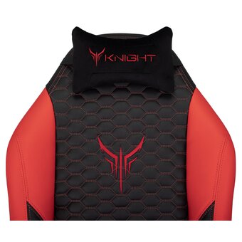  Кресло Knight Neon Red эко.кожа черный/красный 