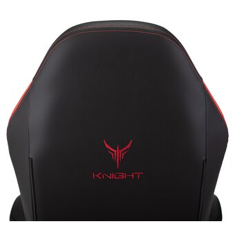  Кресло Knight Neon Red эко.кожа черный/красный 