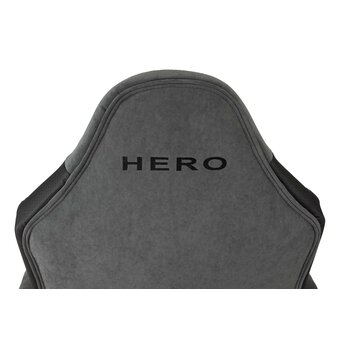  Кресло Zombie Hero текстиль/эко.кожа серый 