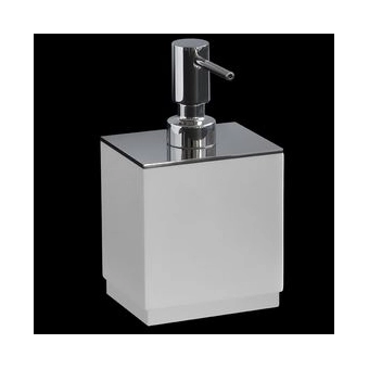  Дозатор RIFRA Clean AC.011.00.BIL 10x8х18.5h бел/бл.сталь 