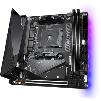  Материнская плата GIGABYTE B550I Aorus Pro AX 