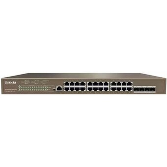  Коммутатор Tenda TEG5328P-24-410W 24port 1000M POE 4SFP 