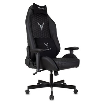  Кресло Knight Neon Carbon эко.кожа черный 