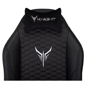  Кресло Knight Neon Carbon эко.кожа черный 