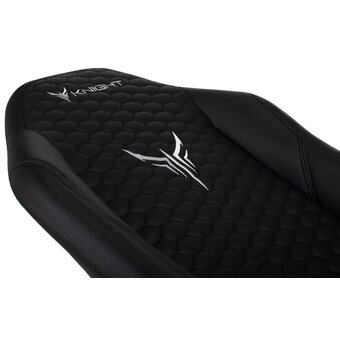  Кресло Knight Neon Carbon эко.кожа черный 