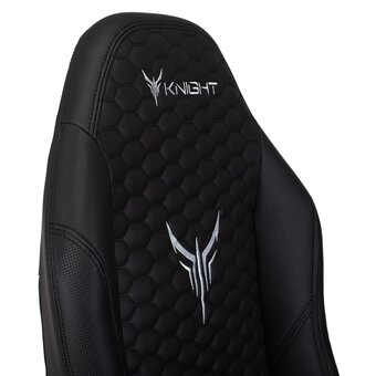  Кресло Knight Neon Carbon эко.кожа черный 