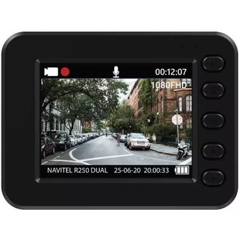  Видеорегистратор Navitel R250 Dual DVR черный 
