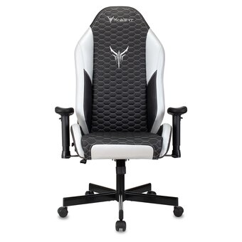  Кресло Knight Neon Silver эко.кожа черный/серебряный 