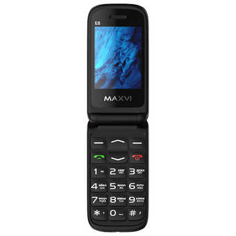  Мобильный телефон MAXVI E8 black 