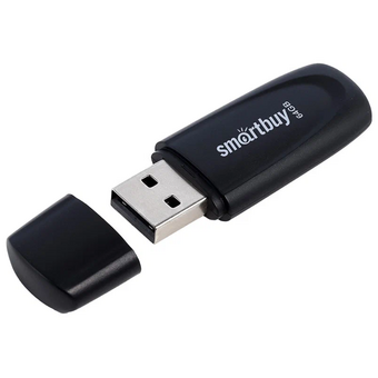  USB-флешка SMARTBUY Scout Black (SB064GB2SCK) UFD 2.0 064GB черный 