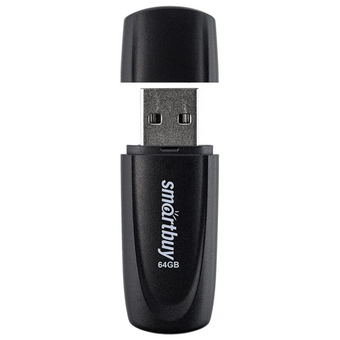  USB-флешка SMARTBUY Scout Black (SB064GB2SCK) UFD 2.0 064GB черный 