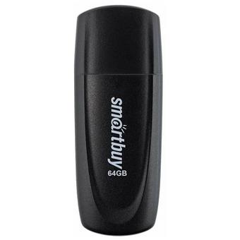 USB-флешка SMARTBUY Scout Black (SB064GB2SCK) UFD 2.0 064GB черный 