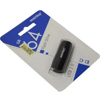  USB-флешка SMARTBUY Scout Black (SB064GB2SCK) UFD 2.0 064GB черный 