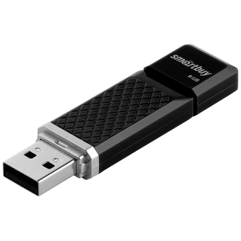  USB-флешка SMARTBUY (SB8GBQZ-K) 8GB Quartz Series Black 